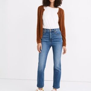 Madewell Blue Straight Leg Jeans